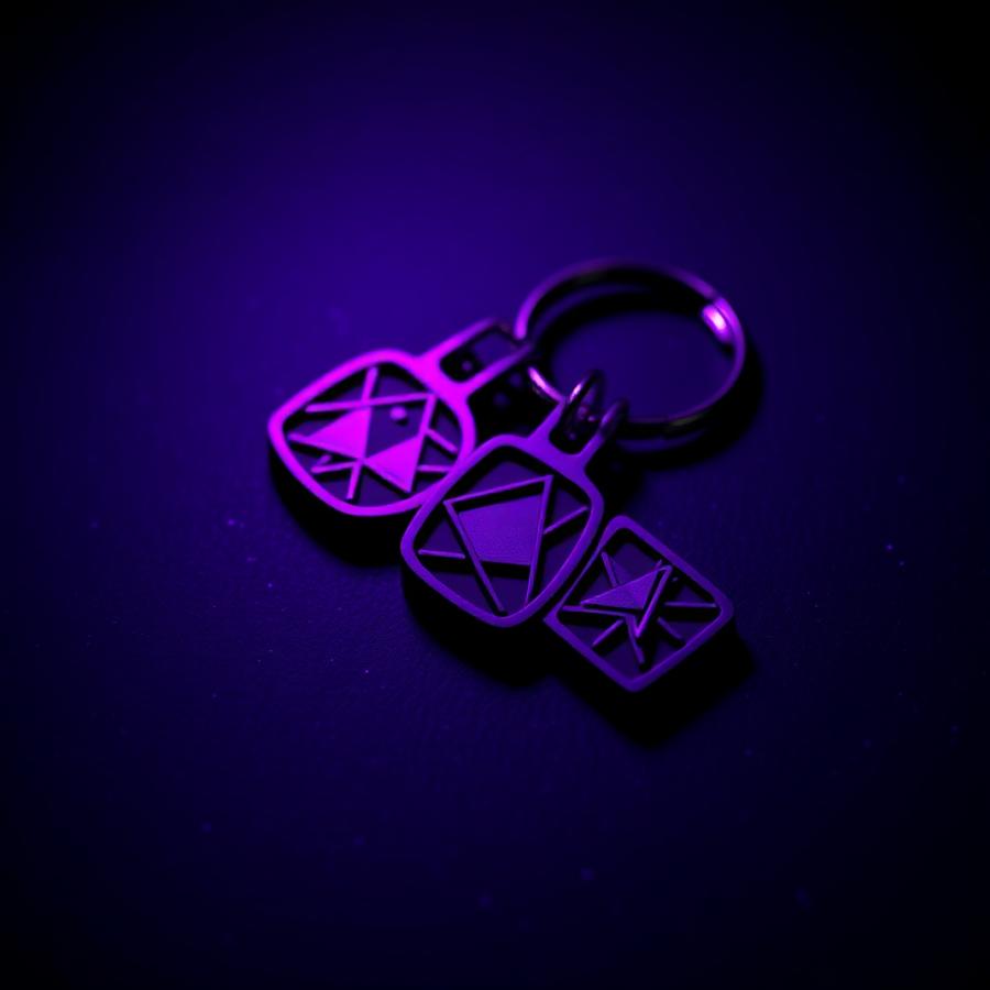 Chaveiro Personalizado — peça impressa em 3D pela Vexo