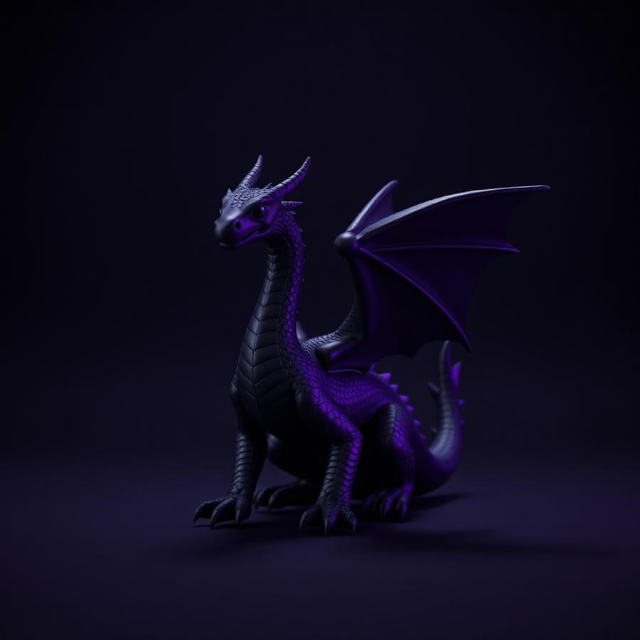 Decoração Geek — Dragão — peça impressa em 3D pela Vexo
